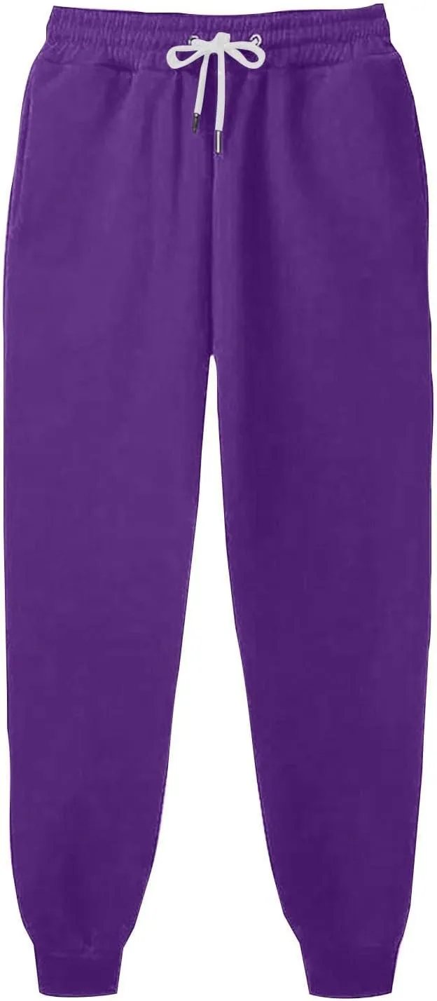 Active High Waisted Sweat Pants for Women Loose Fit with Pockets Workout Baggy Jogger Workout Lounge Bottoms
