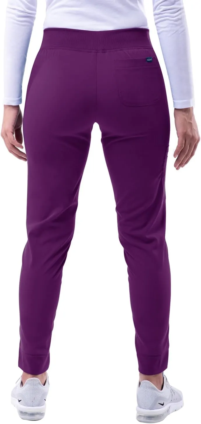 Adar Pro Scrubs for Women - Ultimate Yoga Jogger Scrub Pants