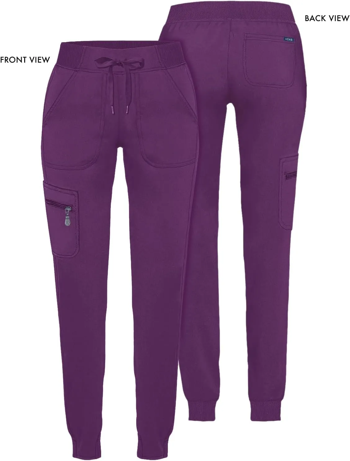 Adar Pro Scrubs for Women - Ultimate Yoga Jogger Scrub Pants