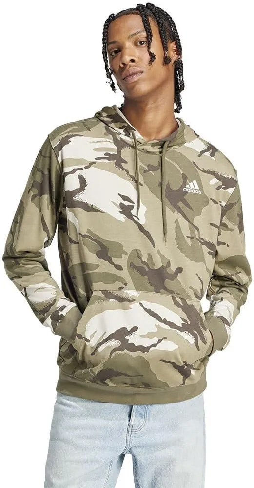 adidas Seasonal Essentials Camouflage Hoodie Men's Tracksuit Top