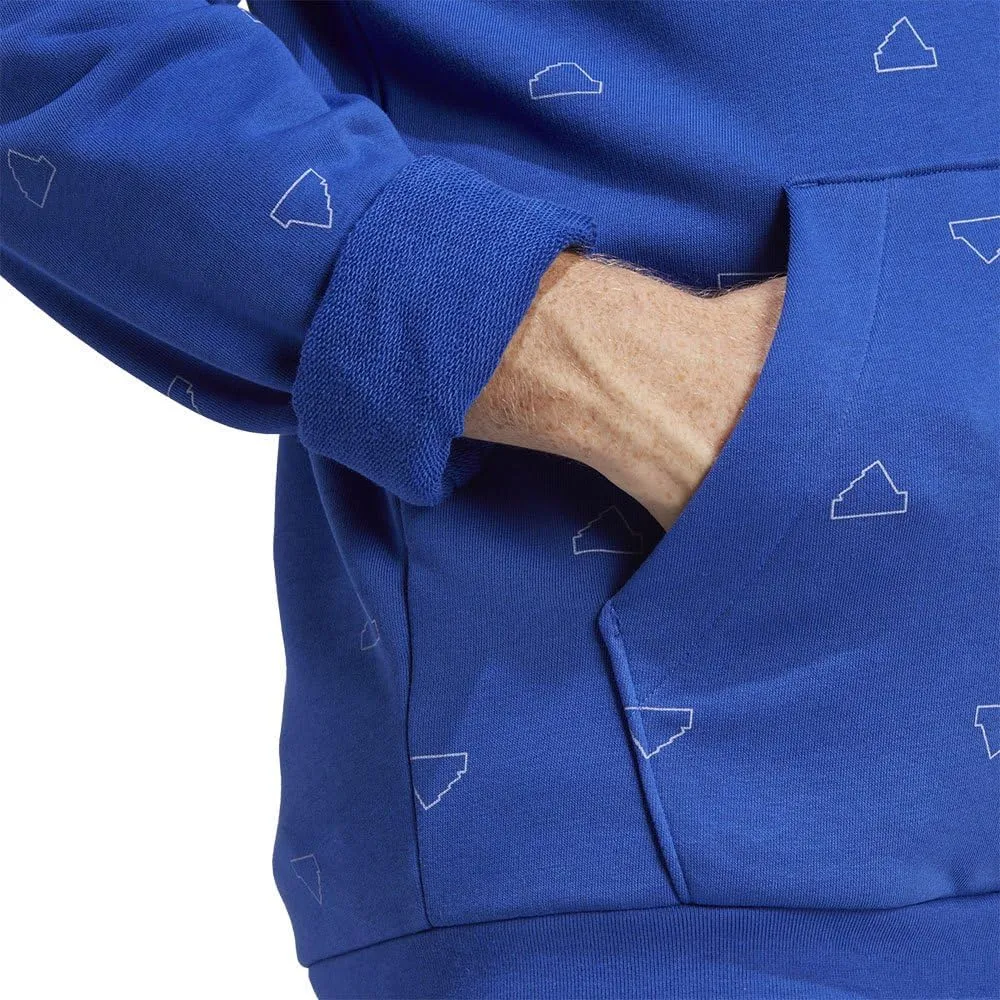 adidas Seasonal Essentials Monogram Graphic Hoodie Men's Tracksuit Top