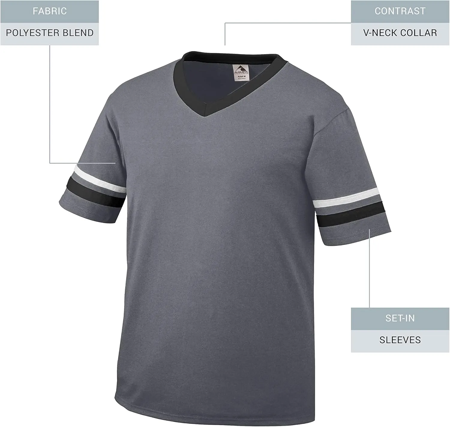 Augusta Sportswear Men's Sleeve Stripe Jersey