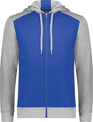 Augusta Sportswear Men's Three-Season Fleece Full Zip Hoodie