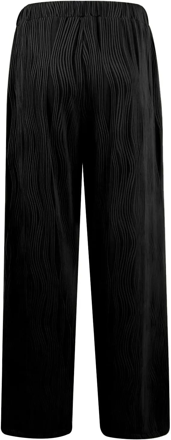 Baggy Sweatpants for Women Jogger Pant High Waisted Drawstring Waist Wide Leg Lounge Joggers Bottoms Sweat Pants