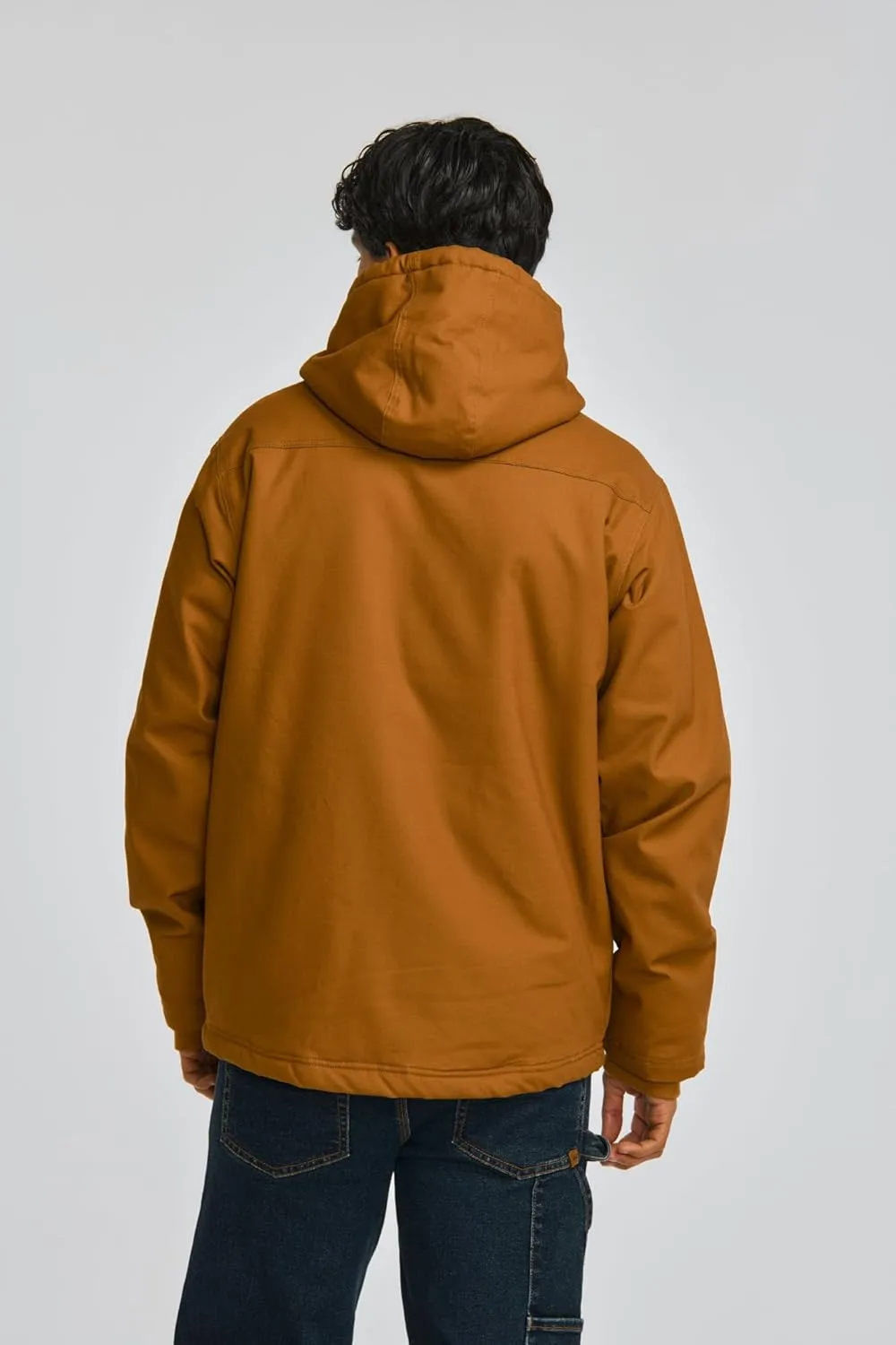 CAT Workwear Men's Caterpillar Hooded Sherpa Lined Zip Up Jacket