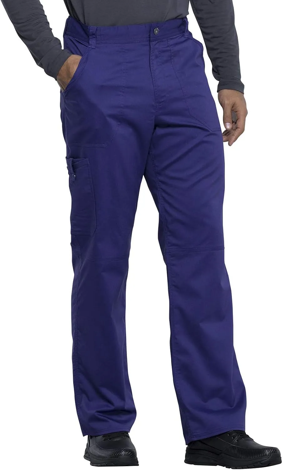 Cherokee Cargo Pants for Men Scrub, Modern Fit Inside Drawstring Bottom WW140