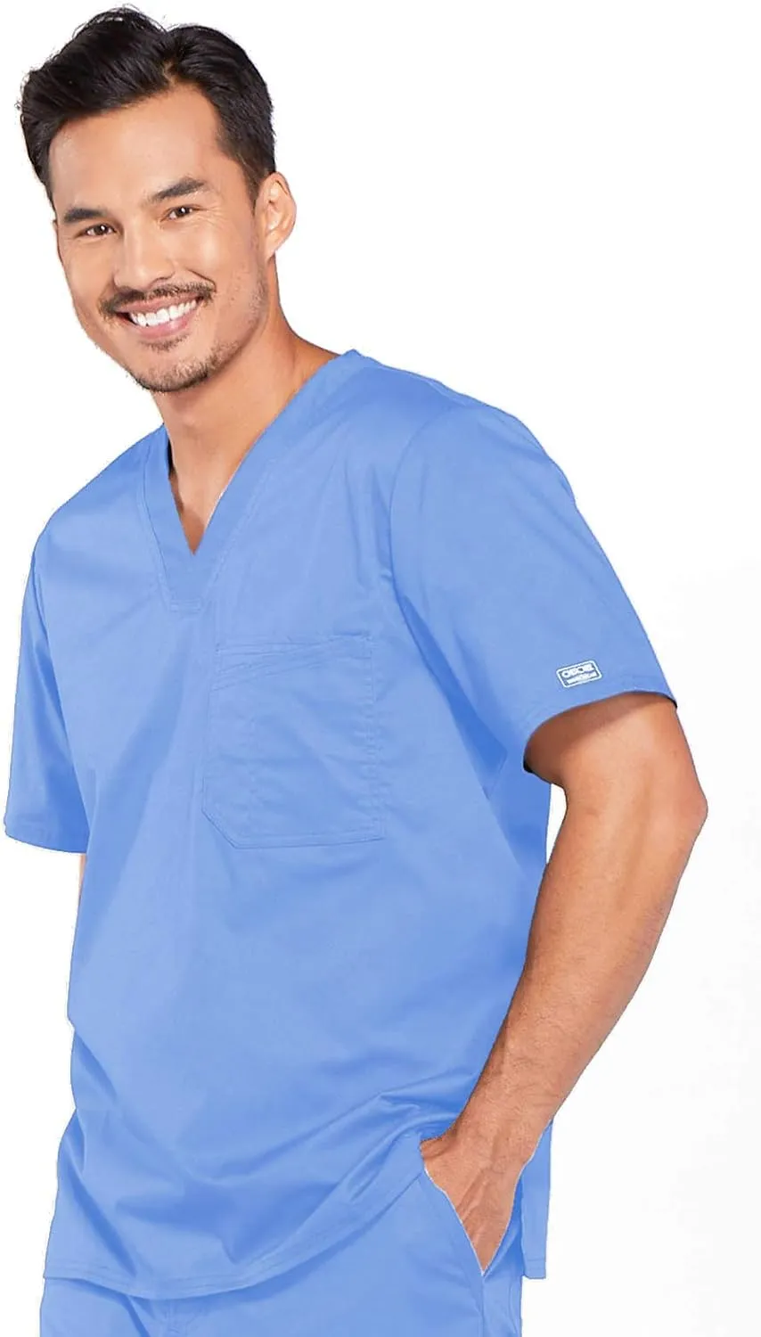 Cherokee Workwear Scrubs Men's Stretch V-Neck Top