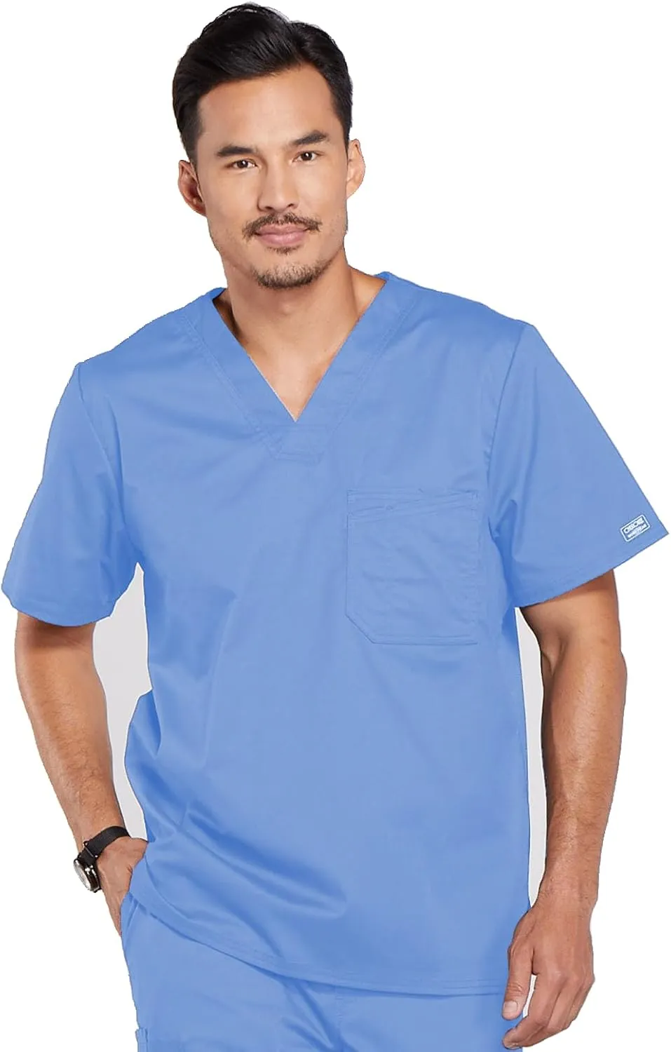 Cherokee Workwear Scrubs Men's Stretch V-Neck Top
