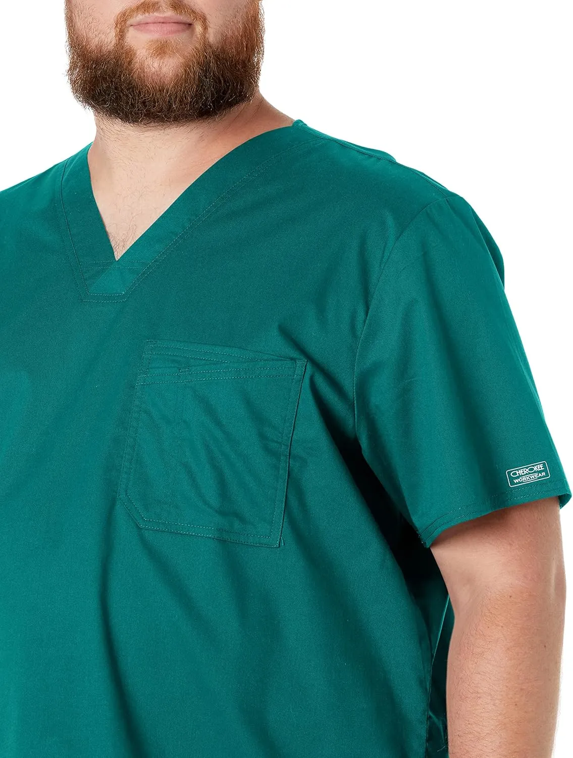 Cherokee Workwear Scrubs Men's Stretch V-Neck Top