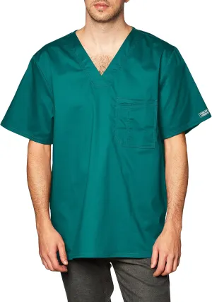 Cherokee Workwear Scrubs Men's Stretch V-Neck Top