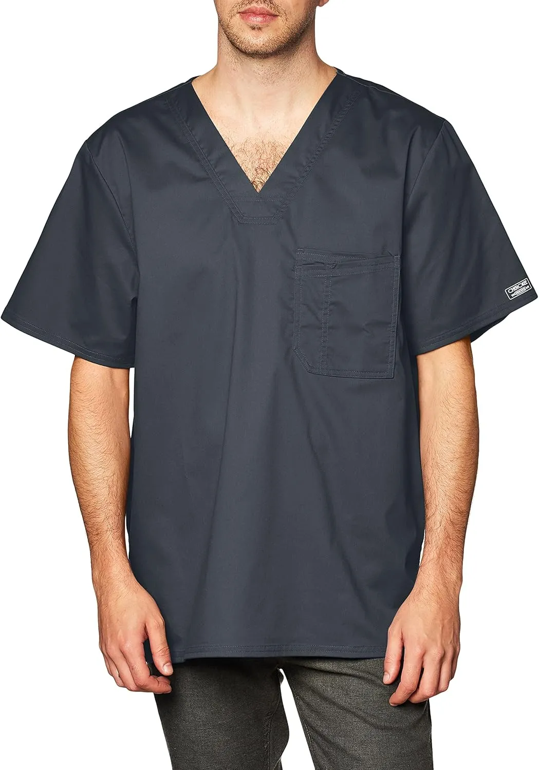 Cherokee Workwear Scrubs Men's Stretch V-Neck Top