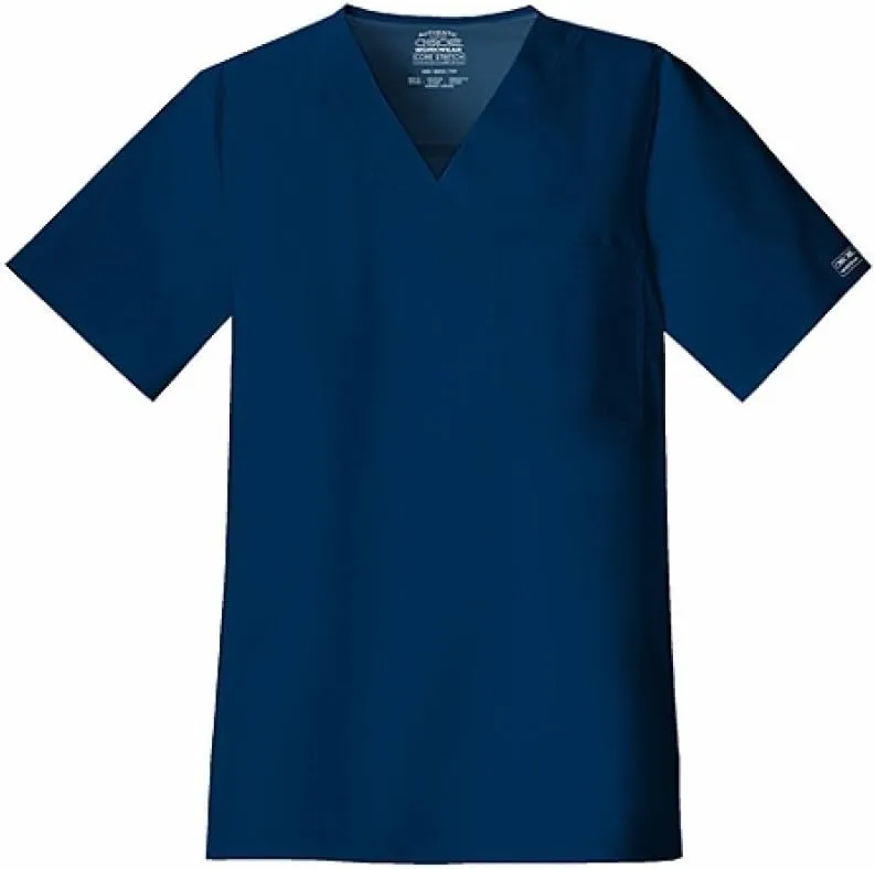 Cherokee Workwear Scrubs Men's Stretch V-Neck Top