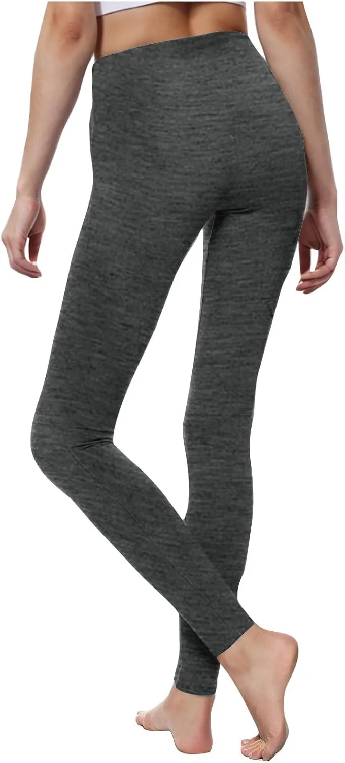 DASAYO High Waisted Leggings for Women Tummy Control Full Length Buttery Soft Workout Yoga Pants with Side Pocket