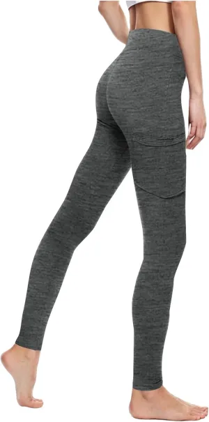 DASAYO High Waisted Leggings for Women Tummy Control Full Length Buttery Soft Workout Yoga Pants with Side Pocket