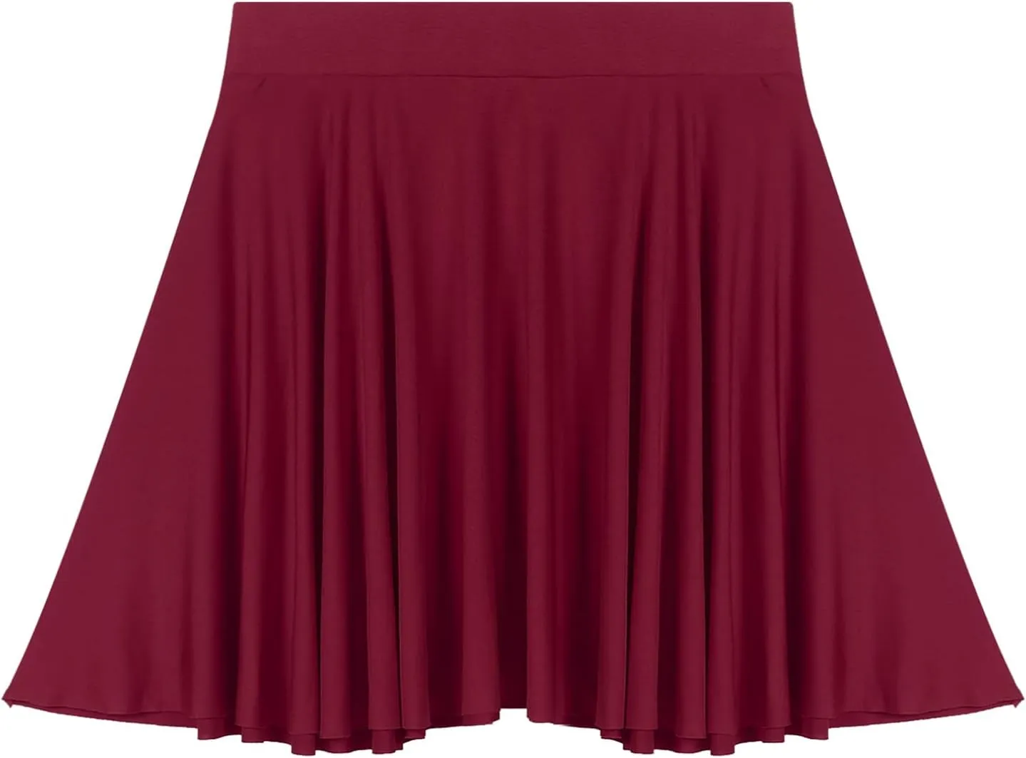 easyforever Flared Mini Skirt for Women Casual Elastic Waistband Pleated Tennis Ruffle Skirts Sportwear
