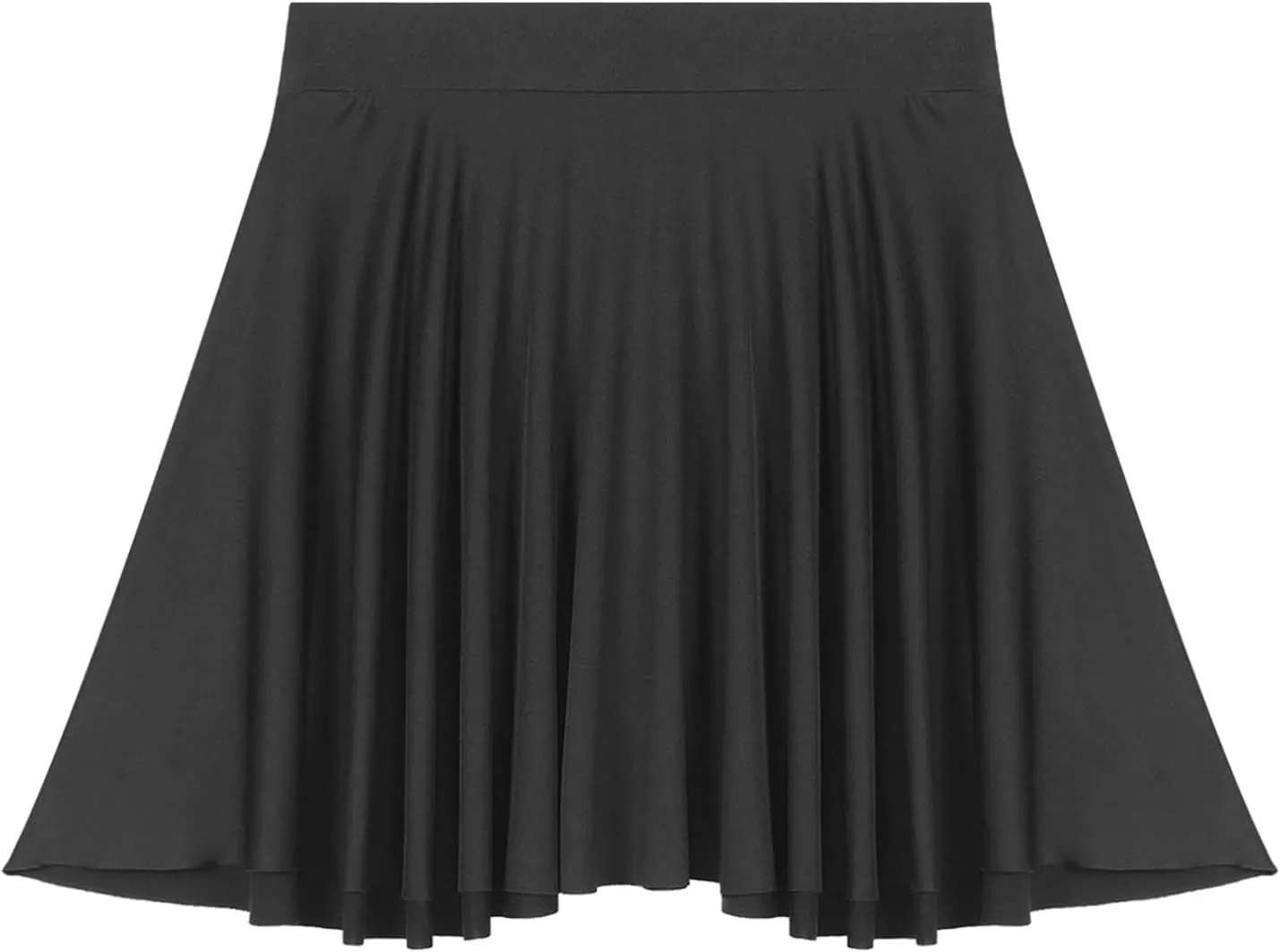 easyforever Flared Mini Skirt for Women Casual Elastic Waistband Pleated Tennis Ruffle Skirts Sportwear