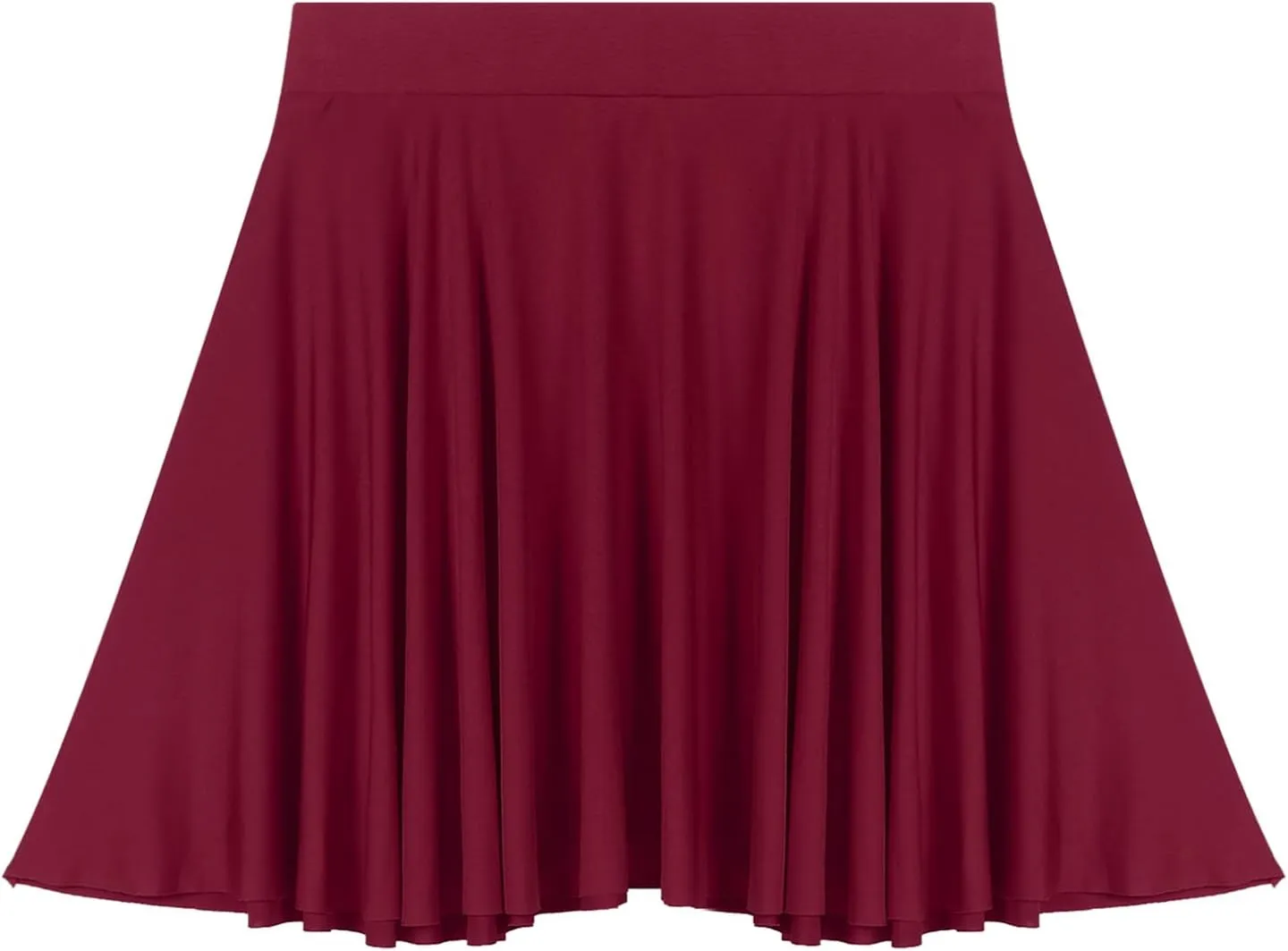 easyforever Flared Mini Skirt for Women Casual Elastic Waistband Pleated Tennis Ruffle Skirts Sportwear
