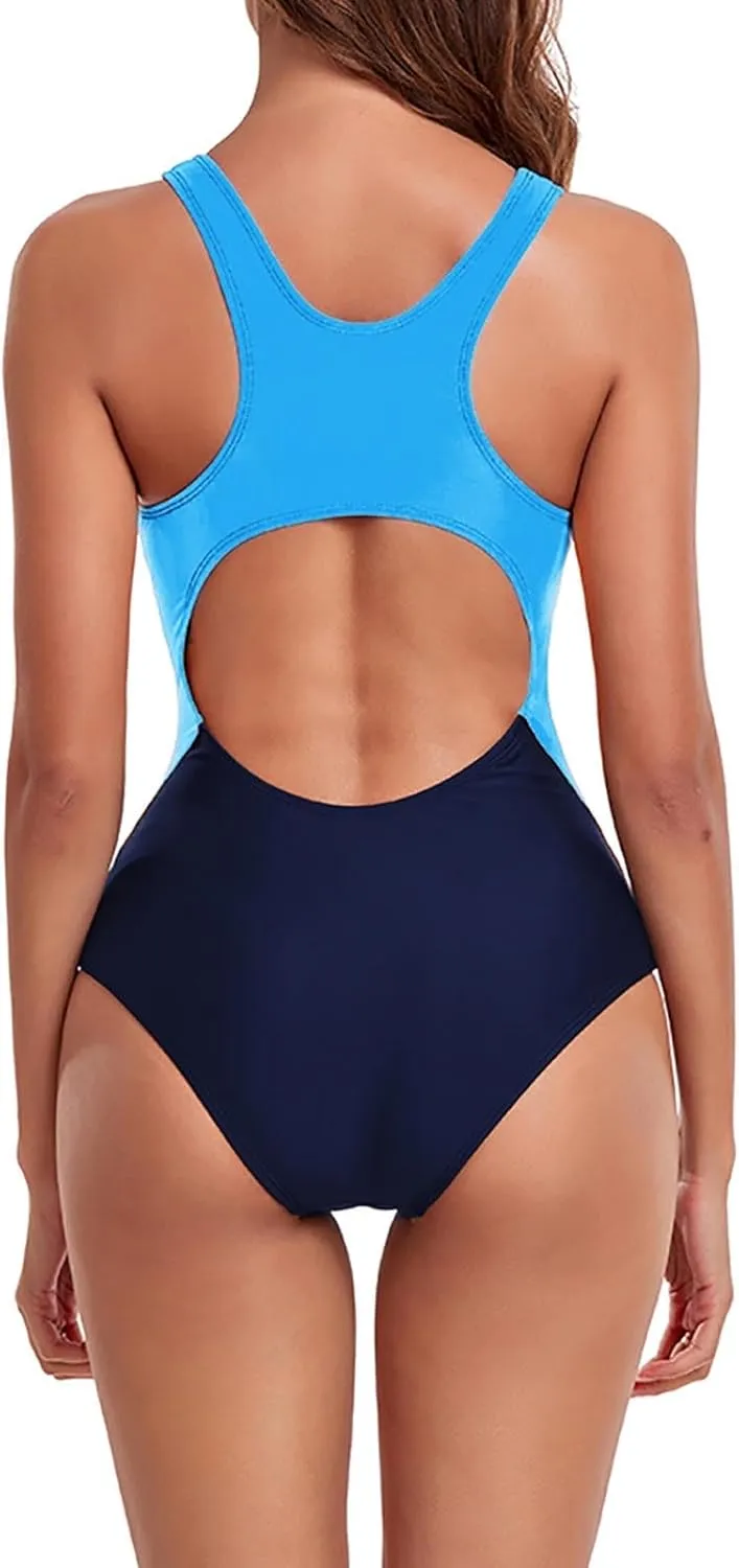 Firzero One Piece Swimsuits for Women Sexy Backless Bathing Suit Tummy Control Push up Swimwear 2024 Swim Suits