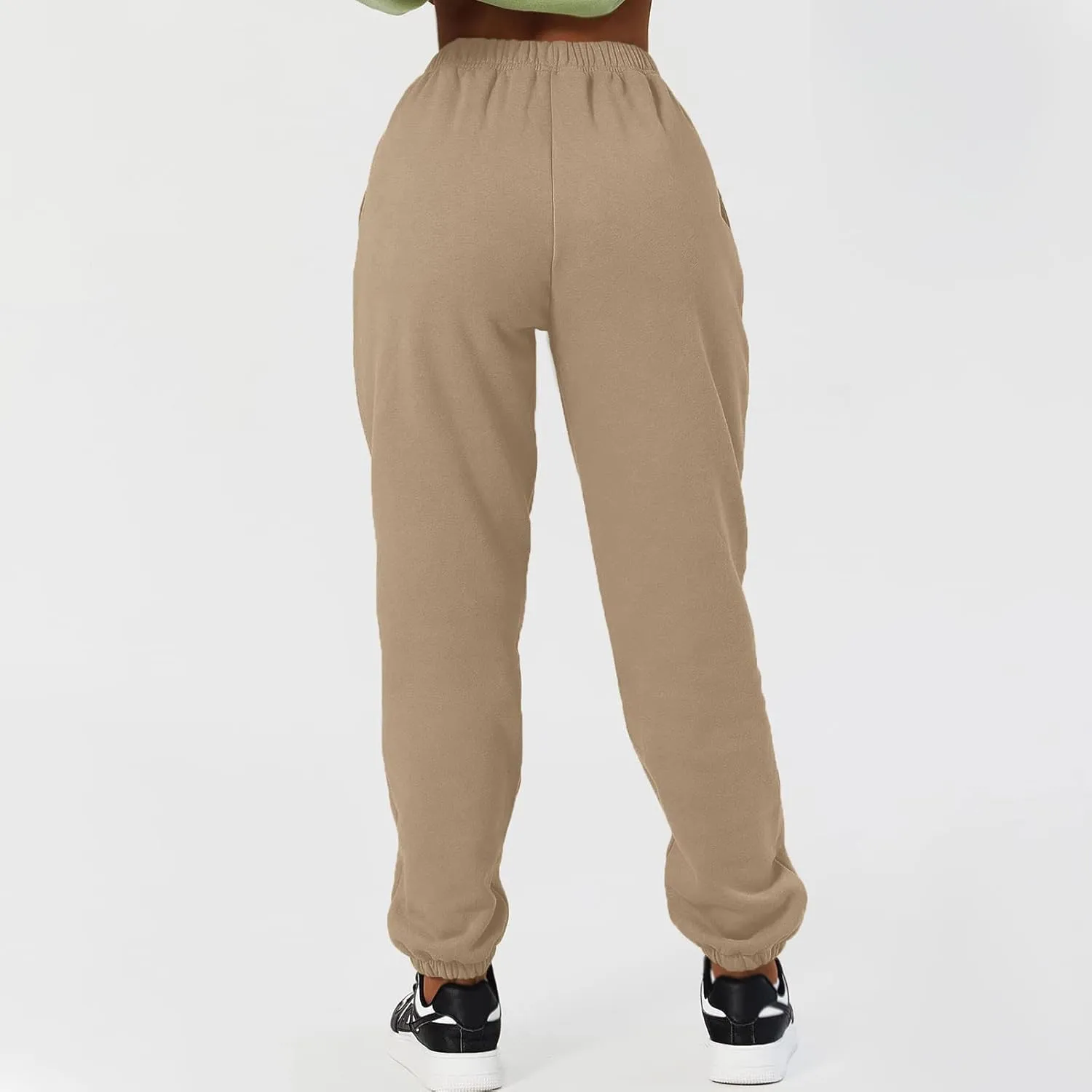 Gumipy Sweat Pants for Womens Plus Size Ultra-Soft Solid Joggers with Pockets Baggy Fleece Lined Lounge Pants Activewear