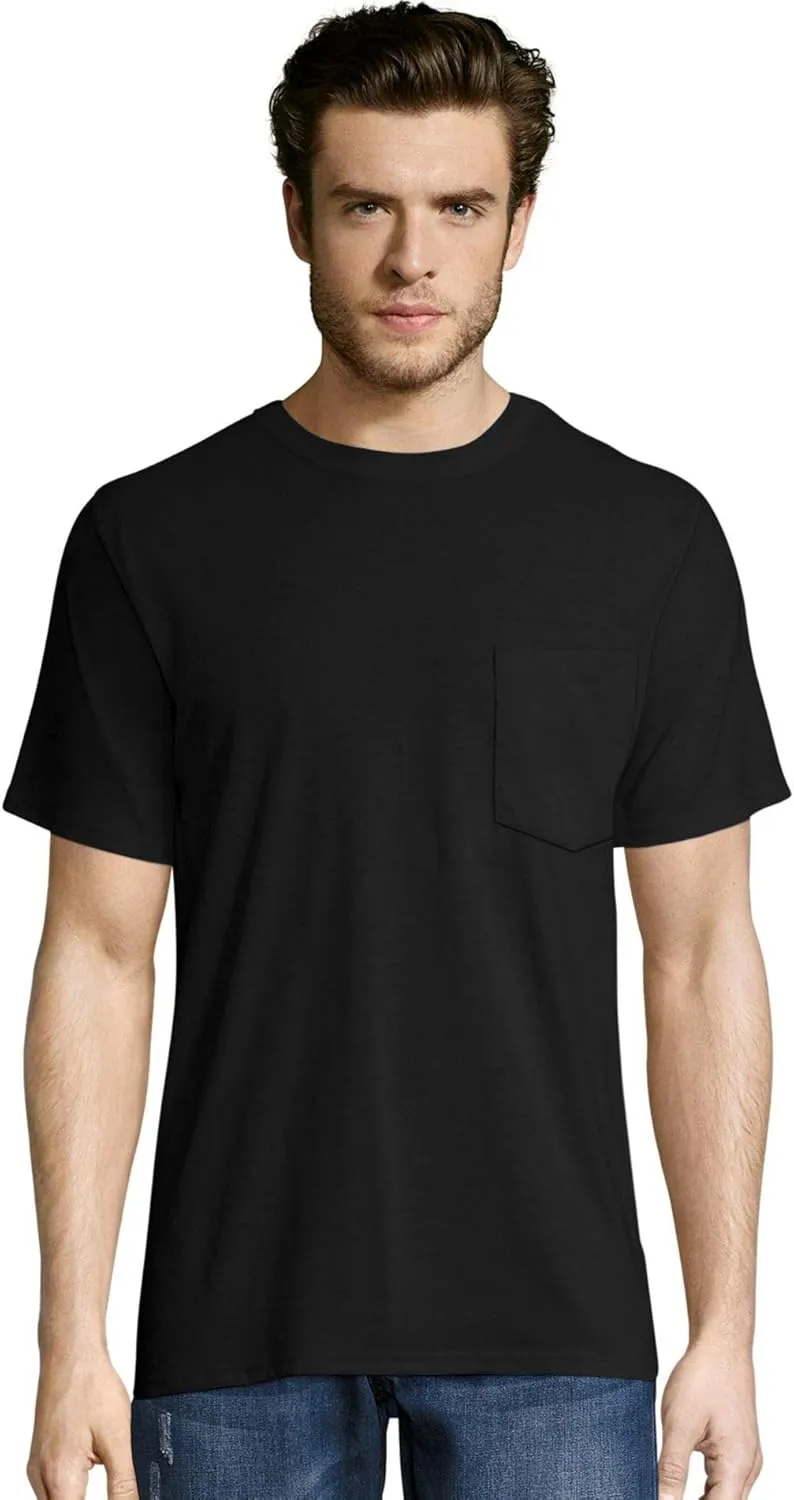 Hanes Men's Workwear Short Sleeve Tee (2-Pack)