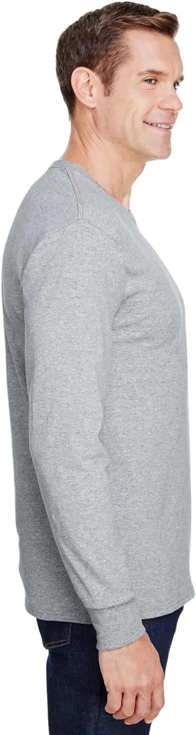 Hanes W120 Adult Workwear Long-Sleeve Pocket T-Shirt