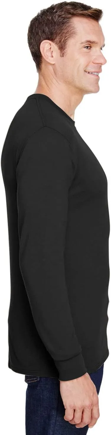 Hanes W120 Adult Workwear Long-Sleeve Pocket T-Shirt