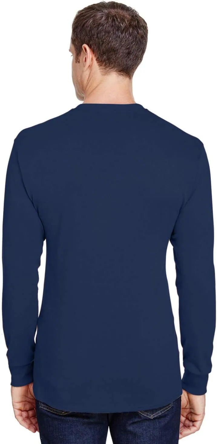 Hanes W120 Adult Workwear Long-Sleeve Pocket T-Shirt