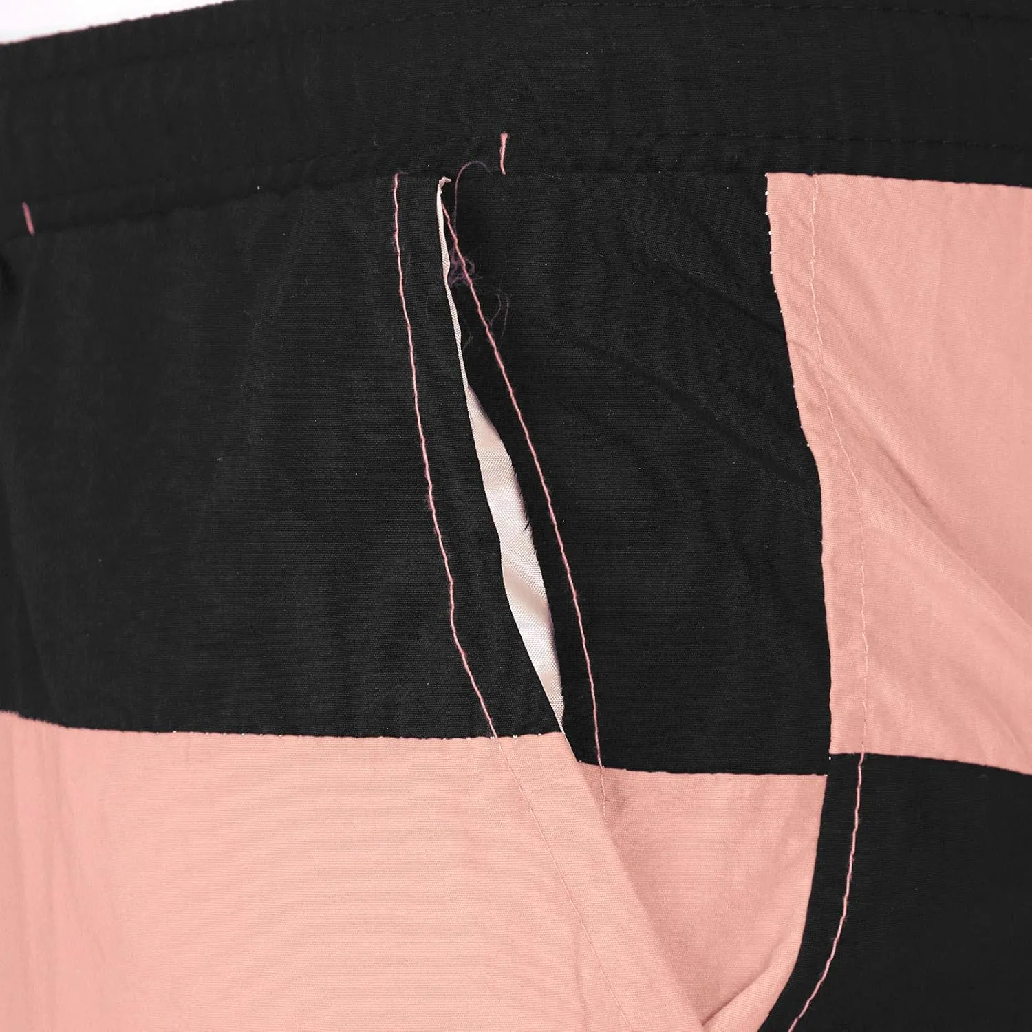 Hansber Mens Colorful Stripes Swim Trunks Beachwear Quick Dry Board Shorts Surf Pants Swim Suits