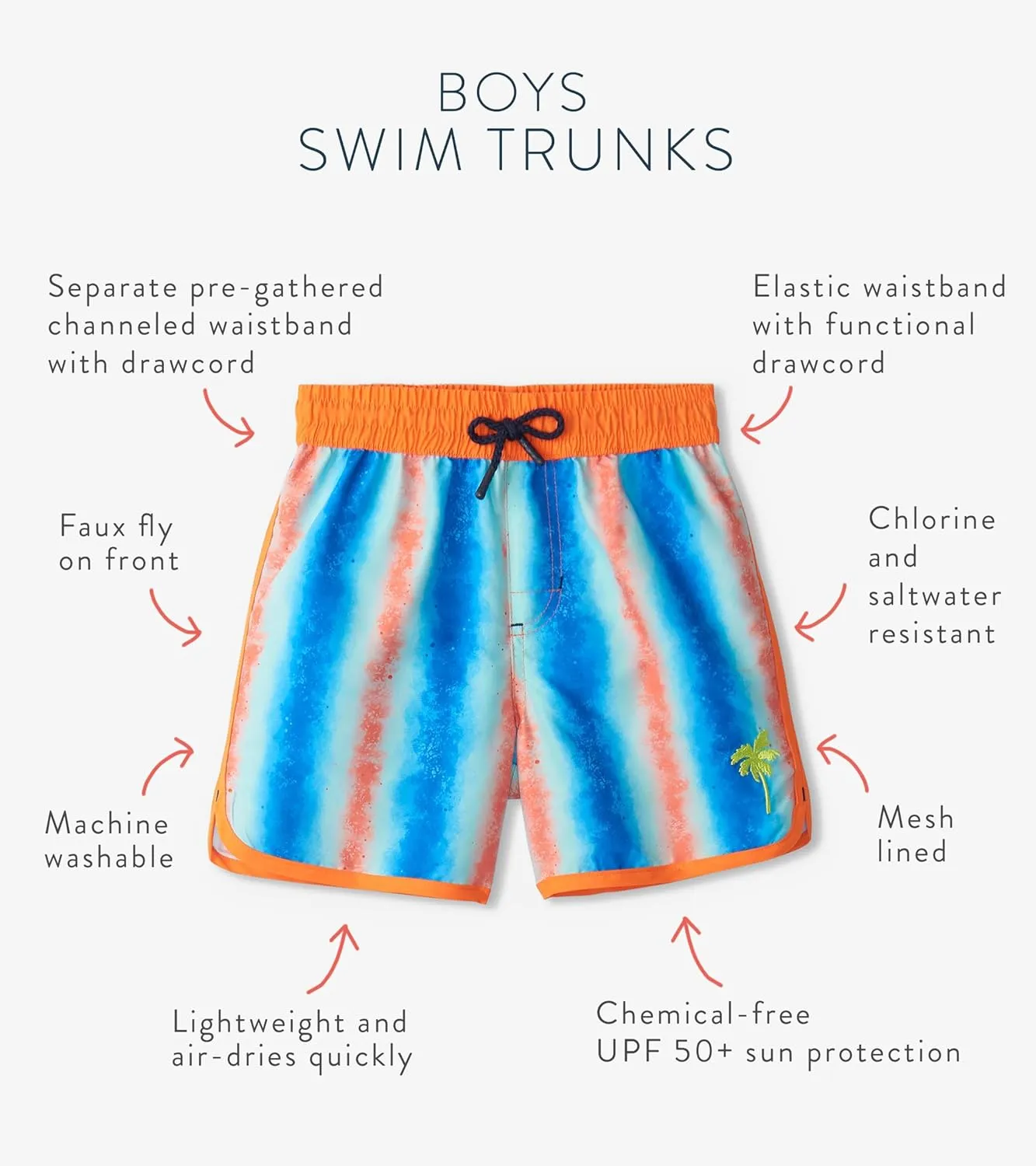 Hatley Boys' Swim Board Shorts