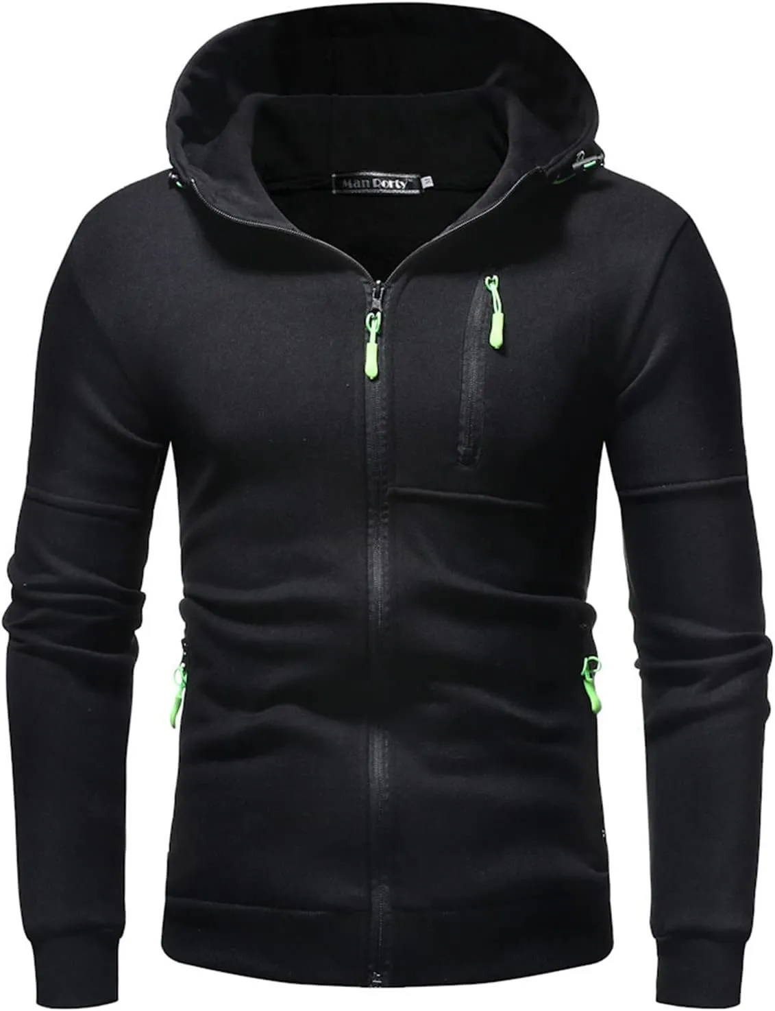 Hoodies for Men Zip up Lightweight Sweatshirt Long Sleeve Sport Outdoor Casual Jacket Fall Winter Top with Pockets