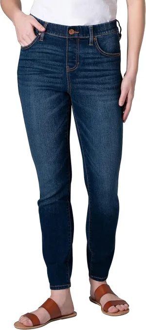 JAG Jeans Women's Valentina High Rise Skinny Pull-on Jeans, West Side Blue EPK417, 10