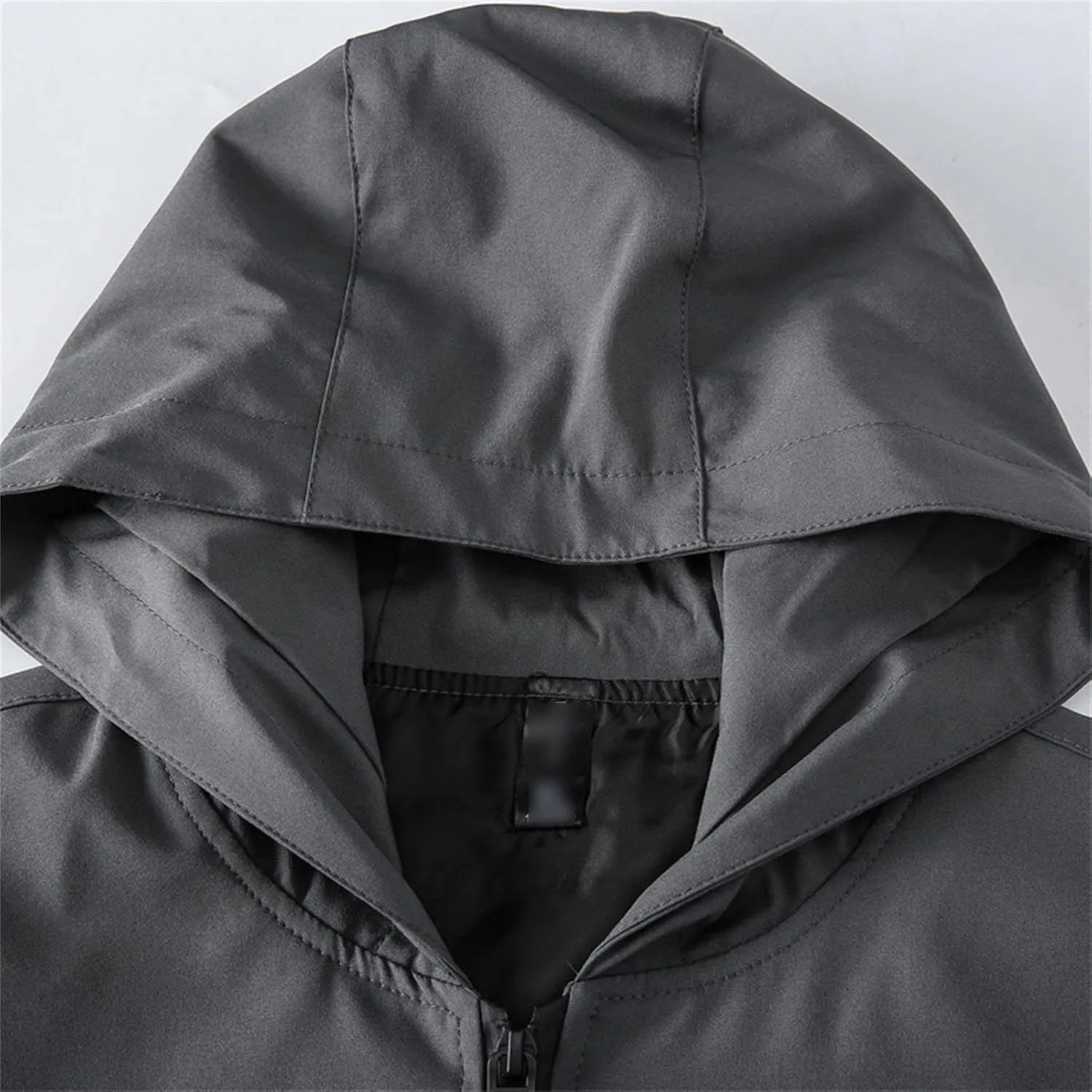 JEShifangjiusu Men'S Waterproof Breathable Hooded Lightweight Sportswear Windbreaker Jacket Raincoat Outdoor Puffer Jacket