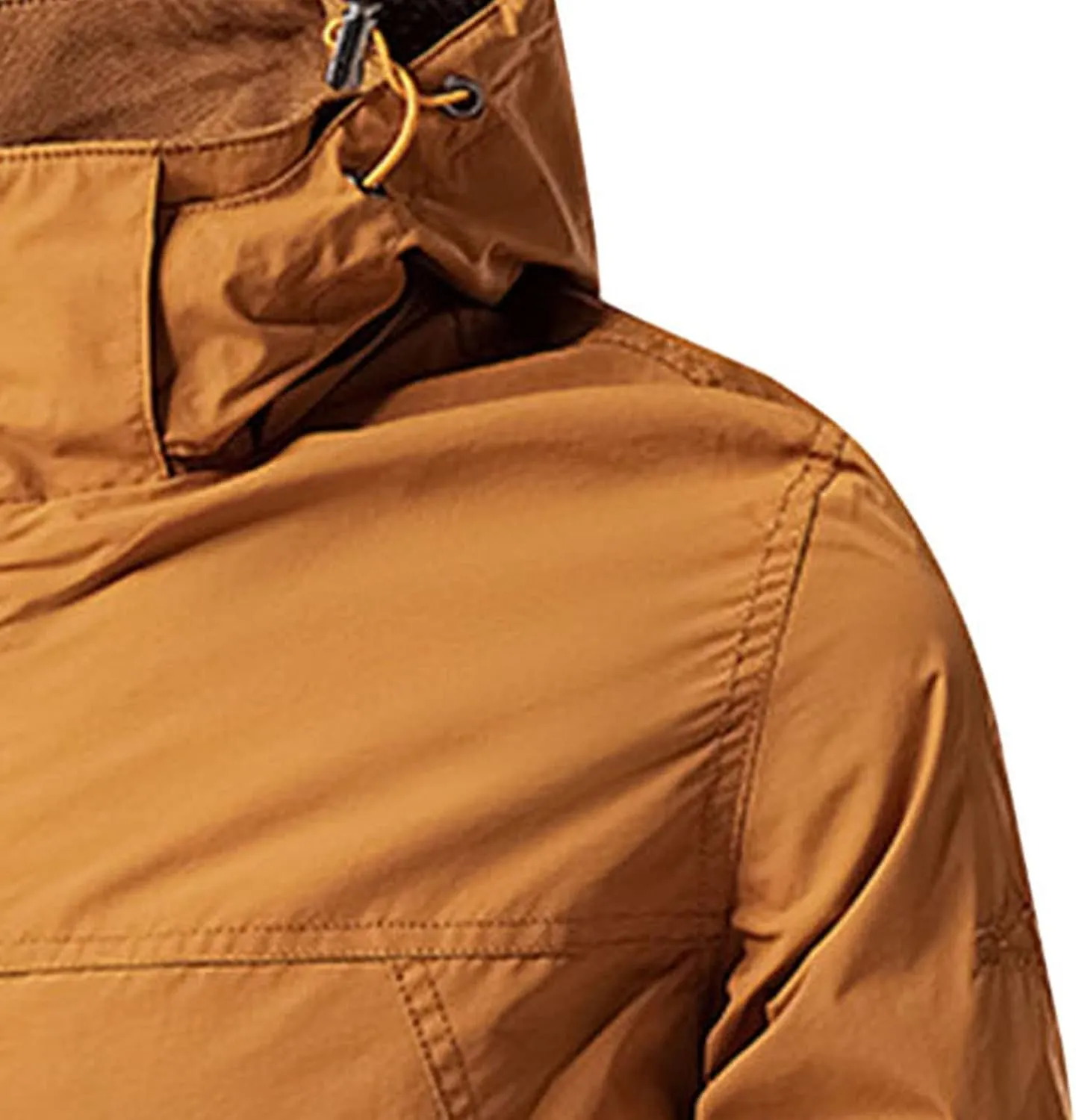 JEsilunmaMY Men's Windproof Hooded Windbreaker Long Sleeve Waterproof Outdoor Sportwear Mountain Hiking Jacket Raincoat