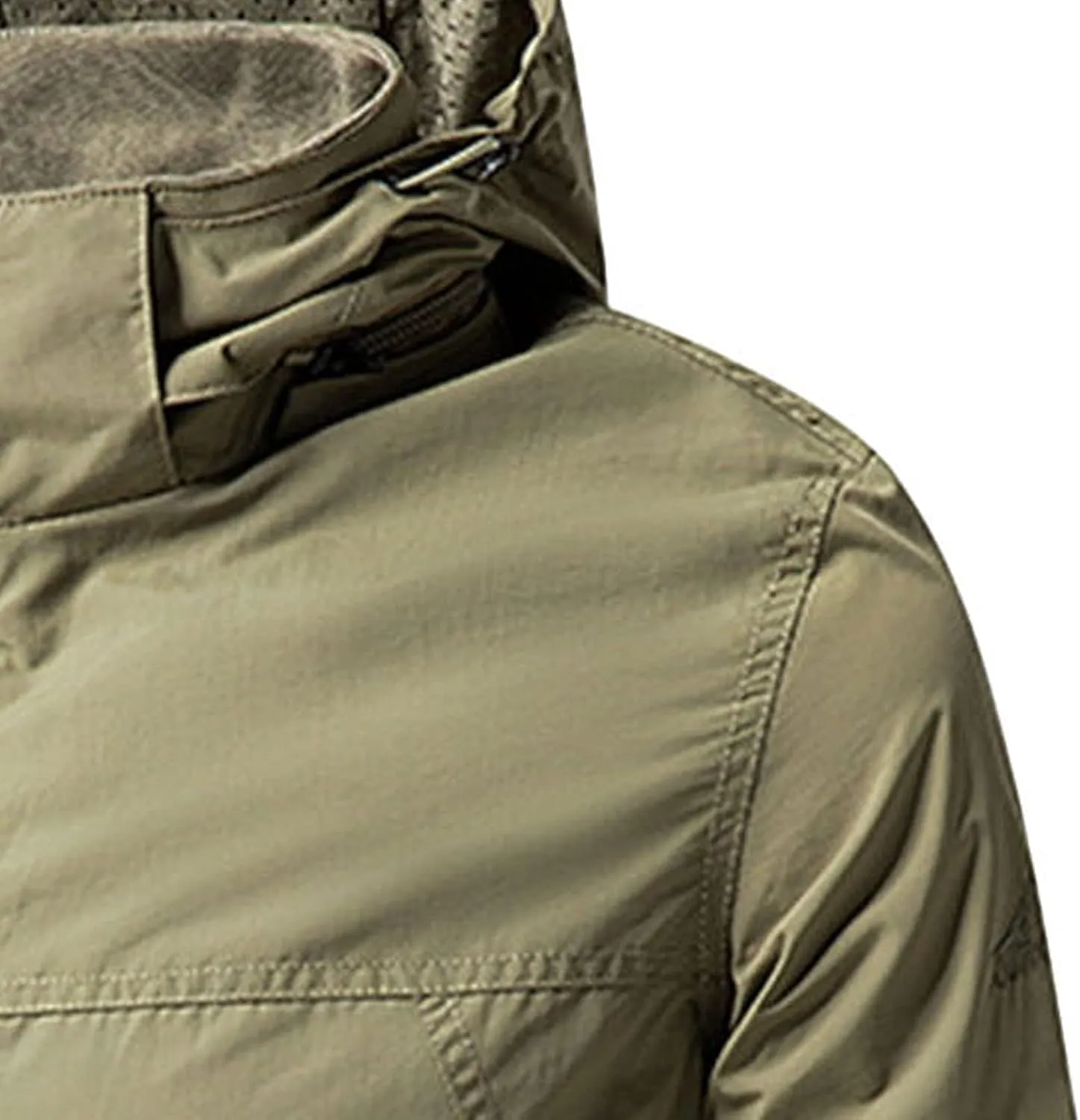 JEsilunmaMY Men's Windproof Hooded Windbreaker Long Sleeve Waterproof Outdoor Sportwear Mountain Hiking Jacket Raincoat