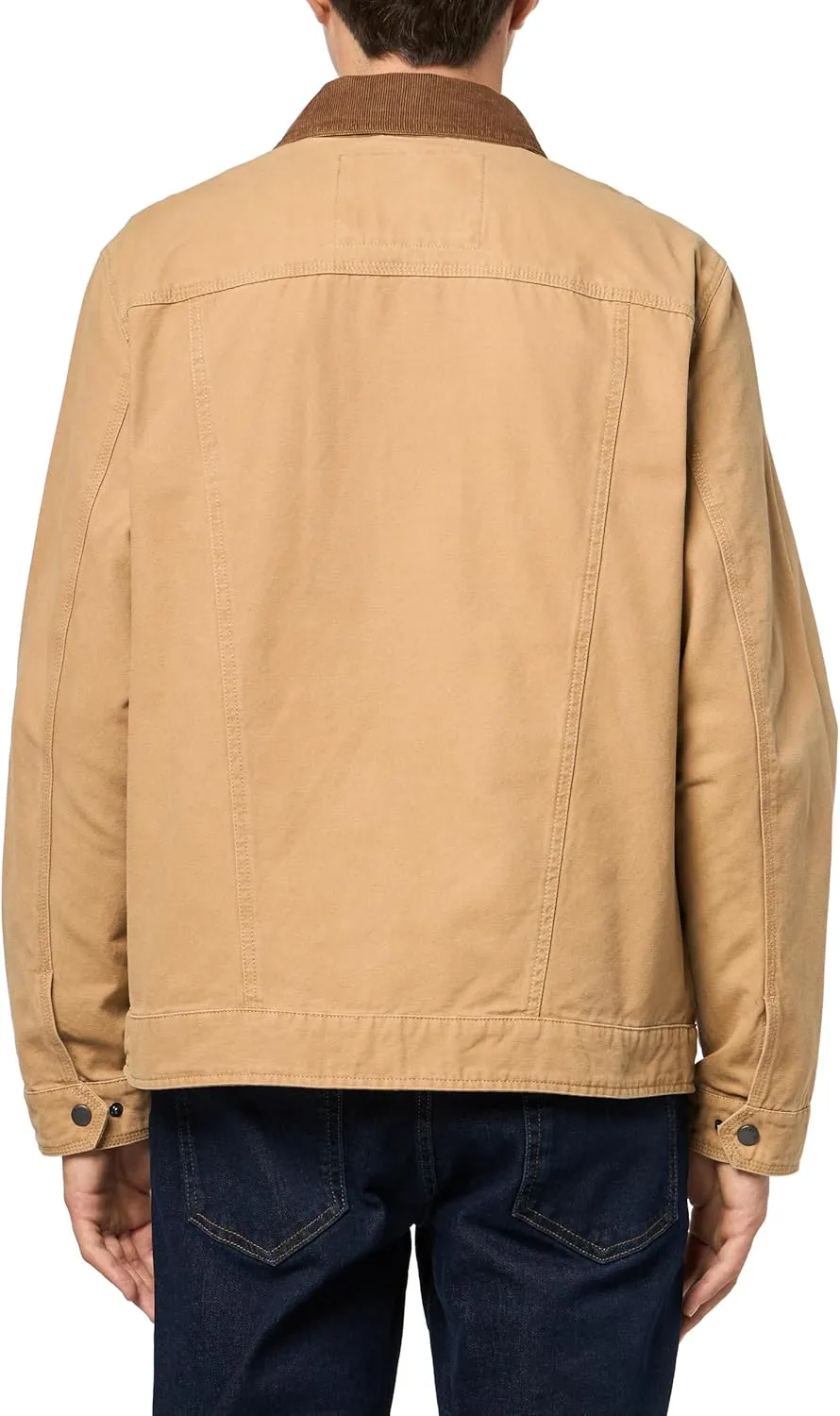 Levi's Men's Workwear Cotton Canvas Corduroy Collar Depot Jacket