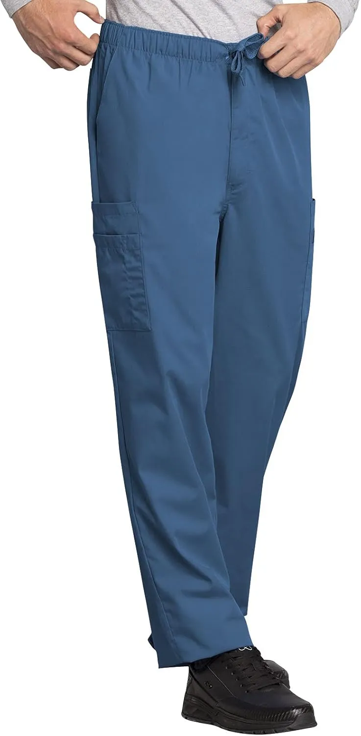 Medical Cargo Pants for Men Workwear Originals, Zipper Fly Scrubs for Men 4000