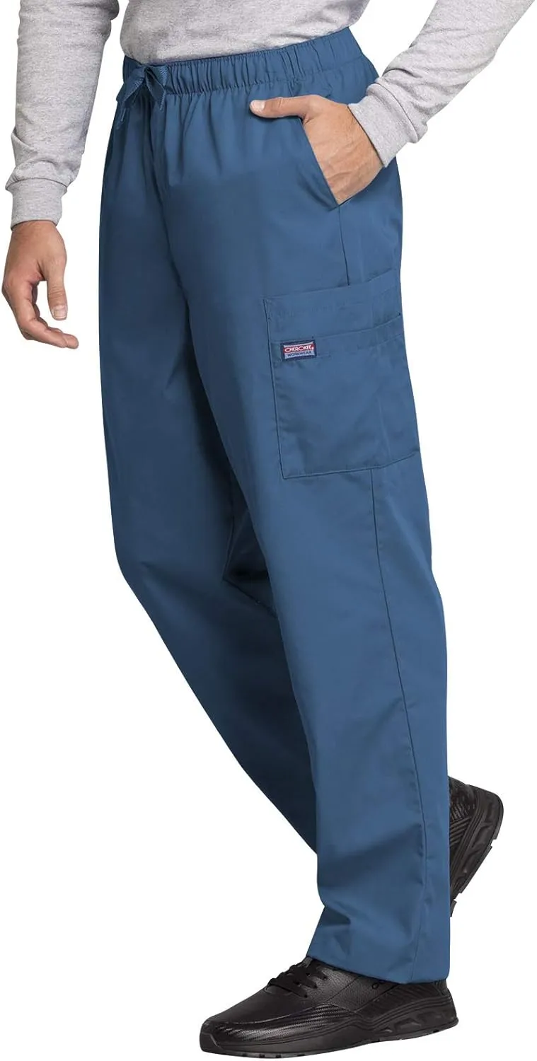 Medical Cargo Pants for Men Workwear Originals, Zipper Fly Scrubs for Men 4000