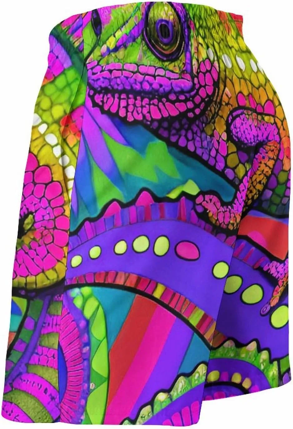 Men Big & Tall Swim Trunks Half Pants Basic Beachwear Plus Size, Quick Dry
