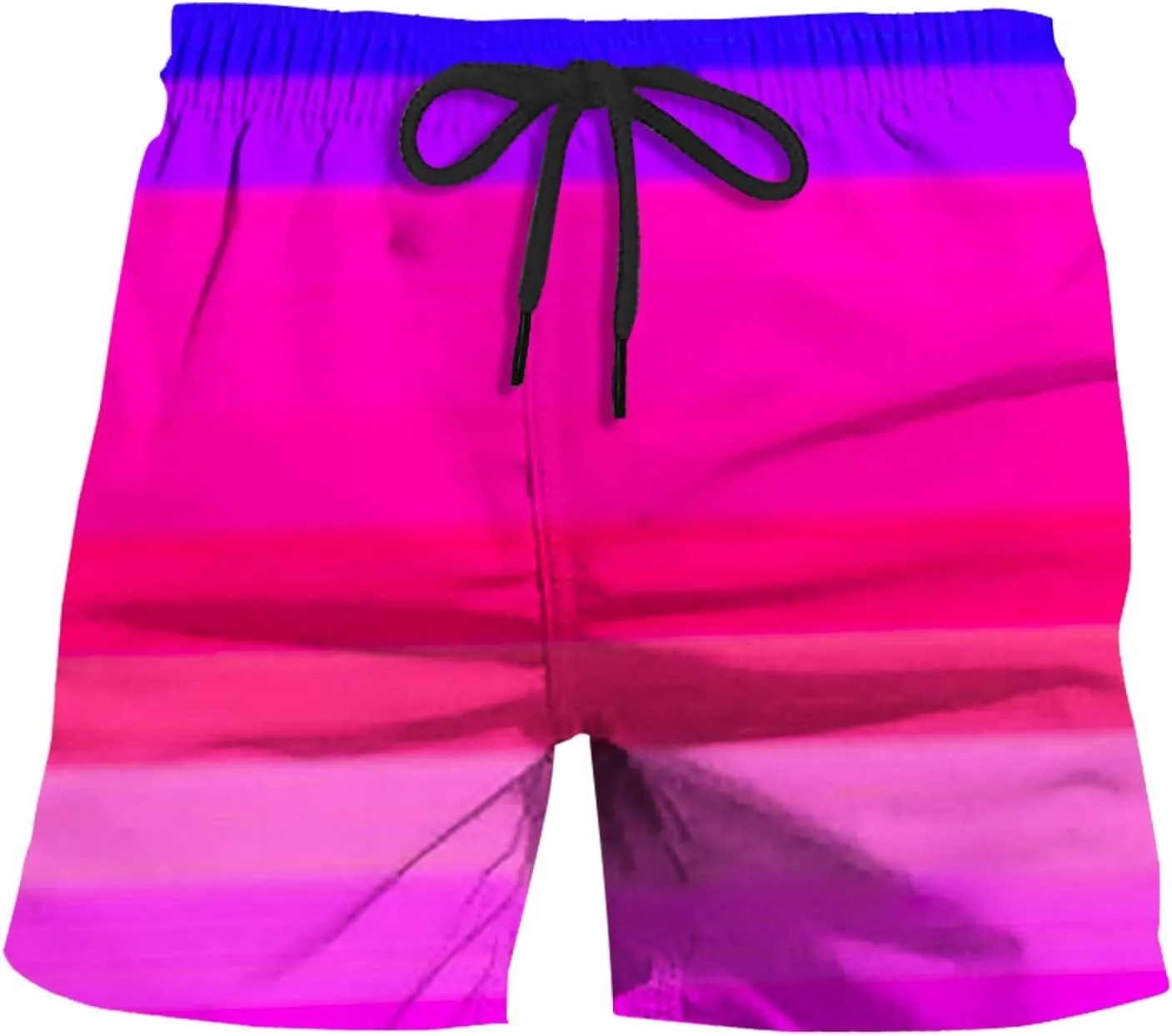 Mens Gradient Swim Trunks Quick Dry Swim Shorts with Mesh Lining Beach Short Pants Swimwear Bathing Suits with Pocket