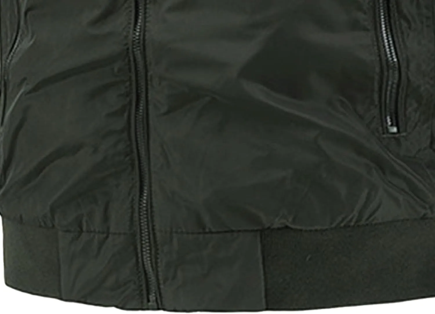 Men's Packable Hooded Bomber Jacket Lightweight Sportwear Zipper Windbreaker Business Casual Cotton Varsity Coat