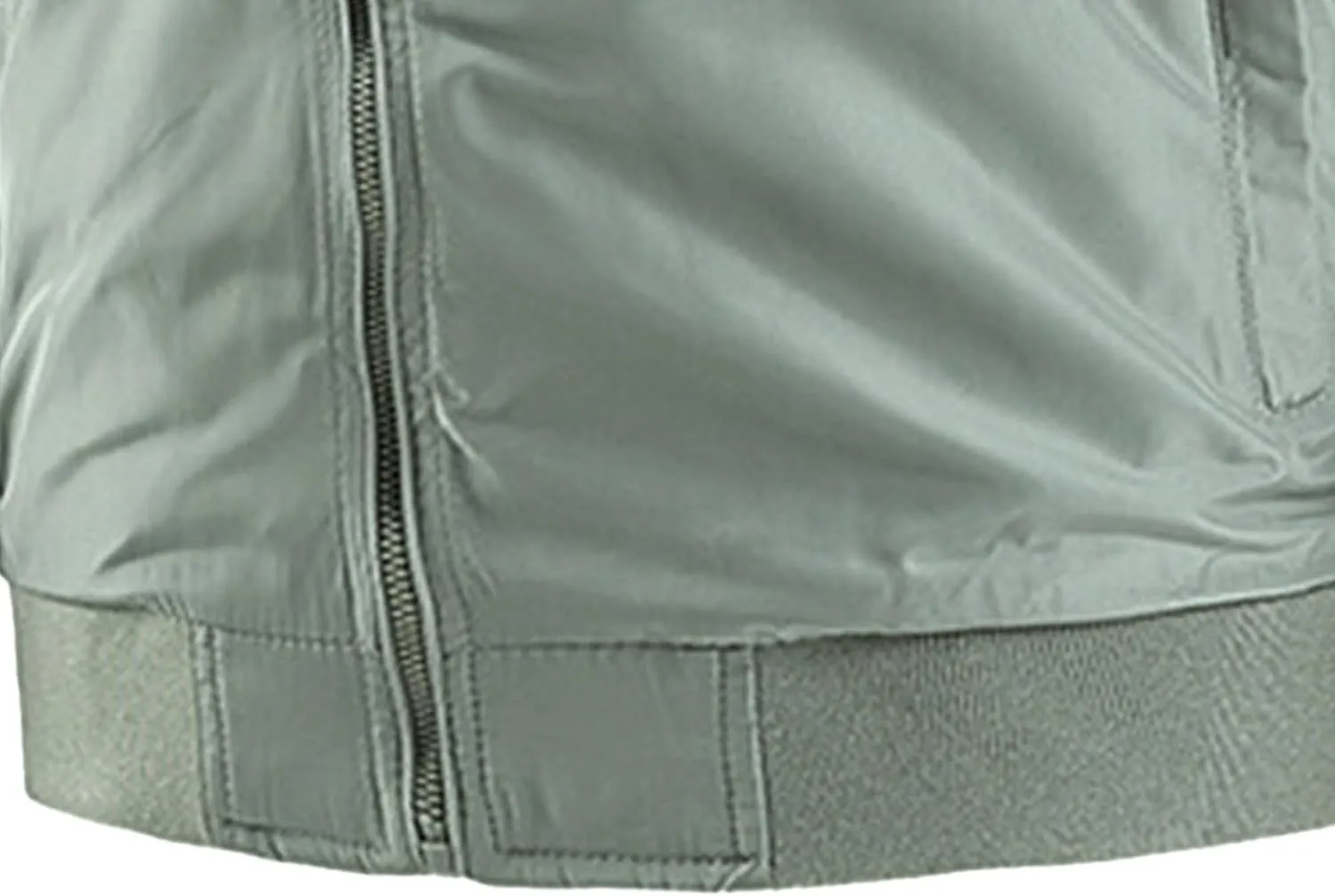 Men's Stand Collar Windproof Windbreaker Lightweight Sportwear Bomber Jackets Full Zip Casual Padded Coats