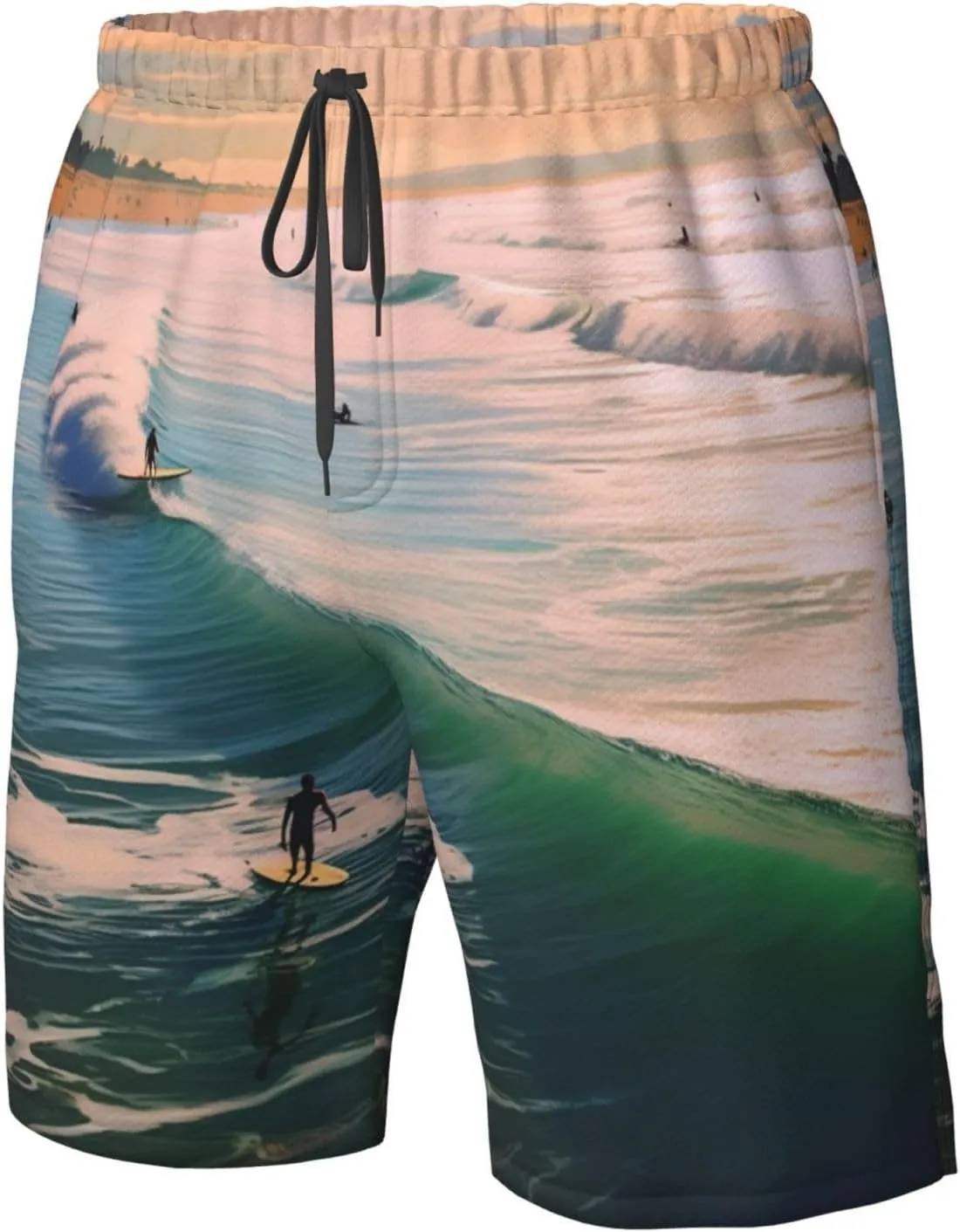 Mens Swim Trunks Quick Dry Board Shorts with Pocket Men Swim Shorts Beach Surf Beach Bathing Suits
