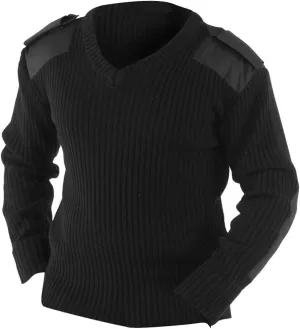 Mens V-Neck NATO Security Sweater/Workwear