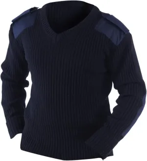Mens V-Neck NATO Security Sweater/Workwear
