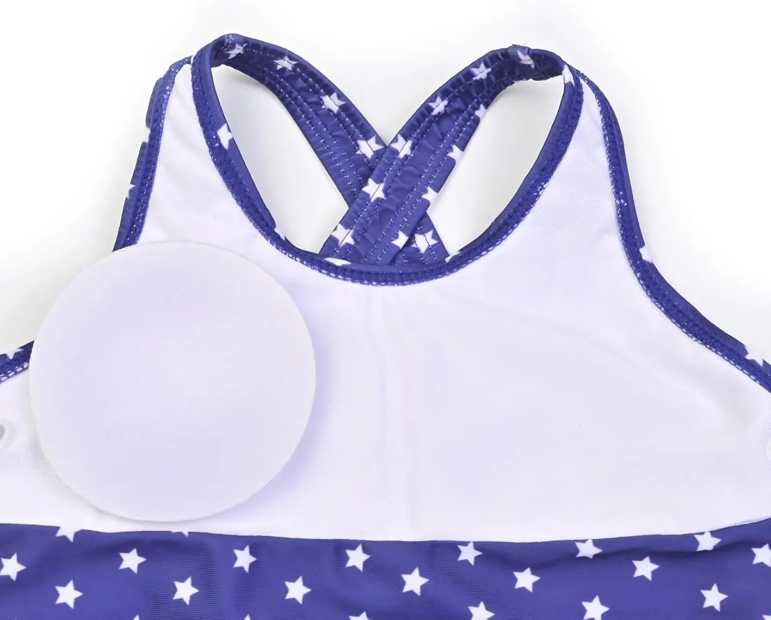 Mirawise Girls Swimsuits Swimwear Bathing Suit Beach Bikini Two Piece Tie Front Swimsiuts 4-13Y