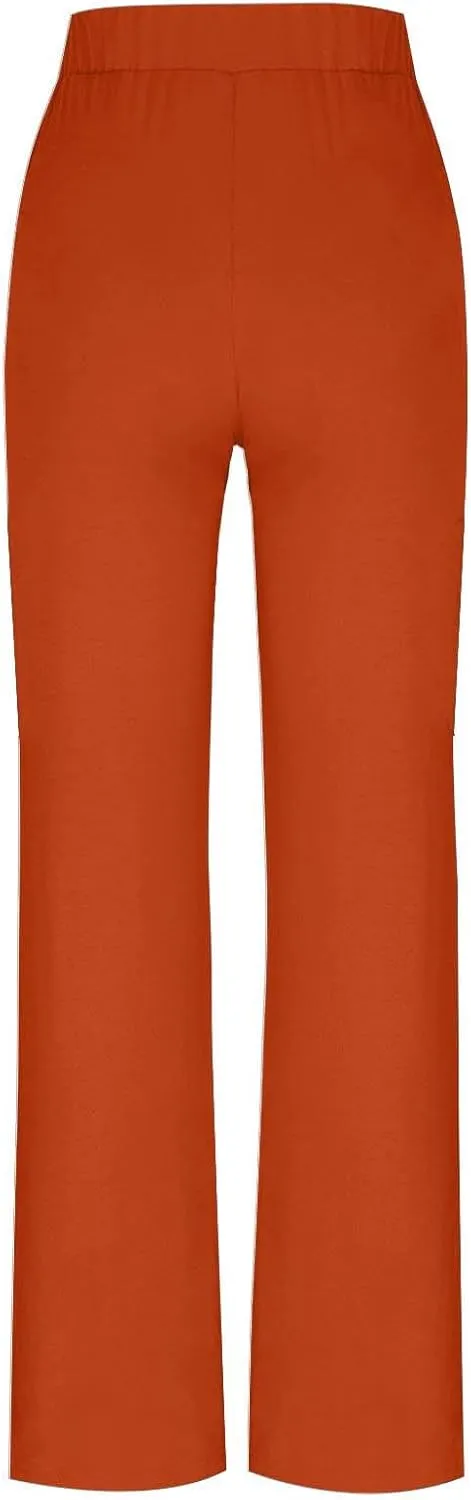 Mzkdieey Women's Wide Leg Yoga Pants Casual Drawstring Sweatpants Baggy Comfy Lounge Pants Pajama Bottoms with Pockets