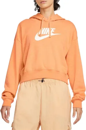 Nike Sportswear Club Fleece Women's Oversized Crop Graphic Hoodie Size- X-Small