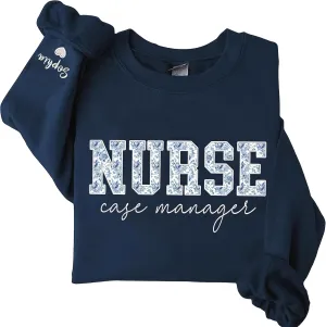 Personalized Nurse Sweatshirt, Custom Registered Nurse Shirt, RN Shirt, Nursing Gift, Gifts for Healthcare Worker