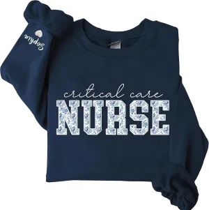 Personalized Nurse Sweatshirt, Custom Registered Nurse Shirt, RN Shirt, Nursing Gift, Gifts for Healthcare Worker