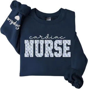 Personalized Nurse Sweatshirt, Custom Registered Nurse Shirt, RN Shirt, Nursing Gift, Gifts for Healthcare Worker